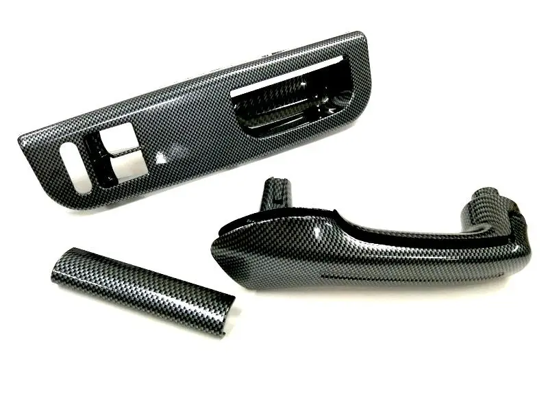 

Exquisite Show-Quality Carbon Fiber Style Interior Grab Handle Set For Golf Mk4 2 Doors