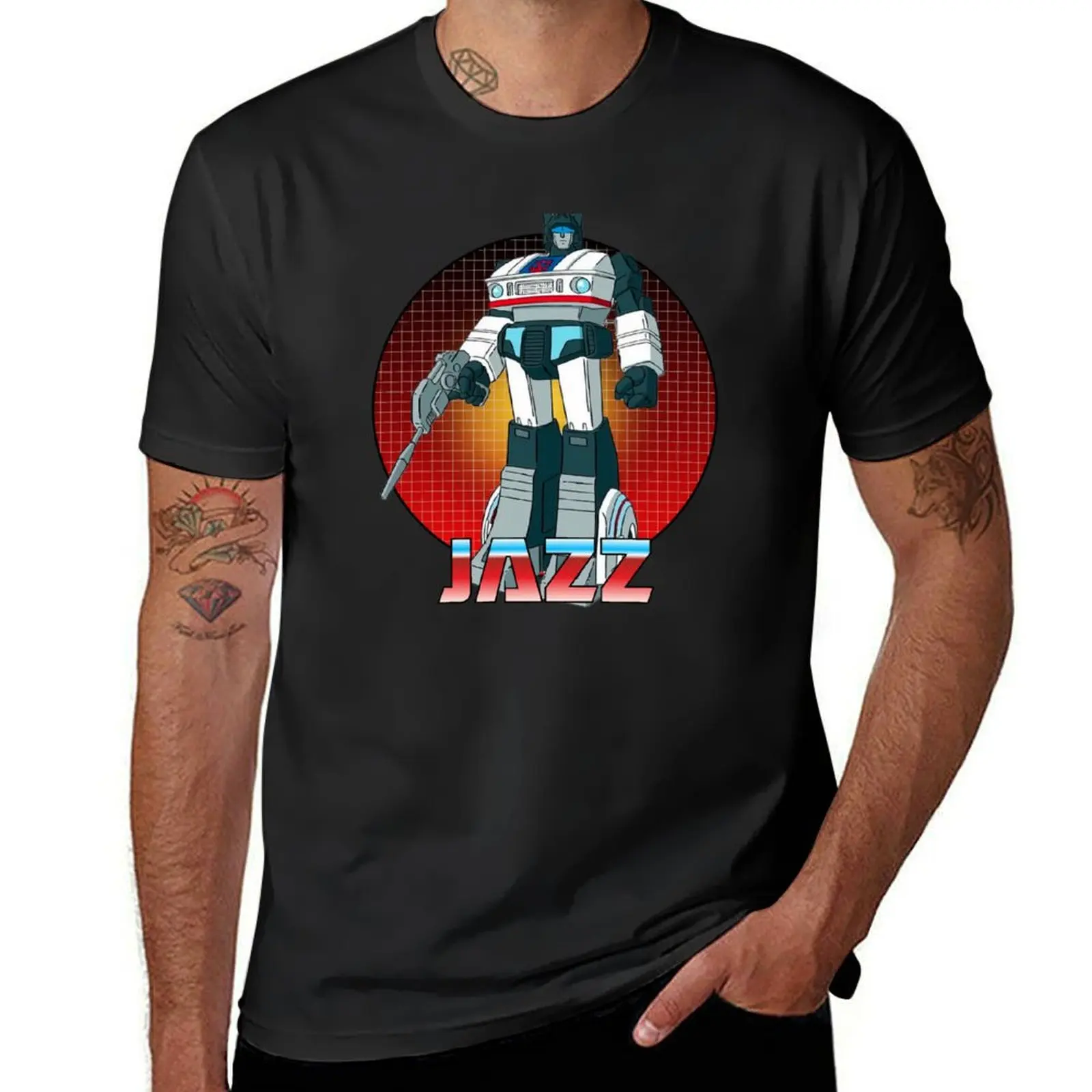 Jazz Autobot Transformer G1 T-Shirt summer top summer clothes plus sizes funnys men t shirt