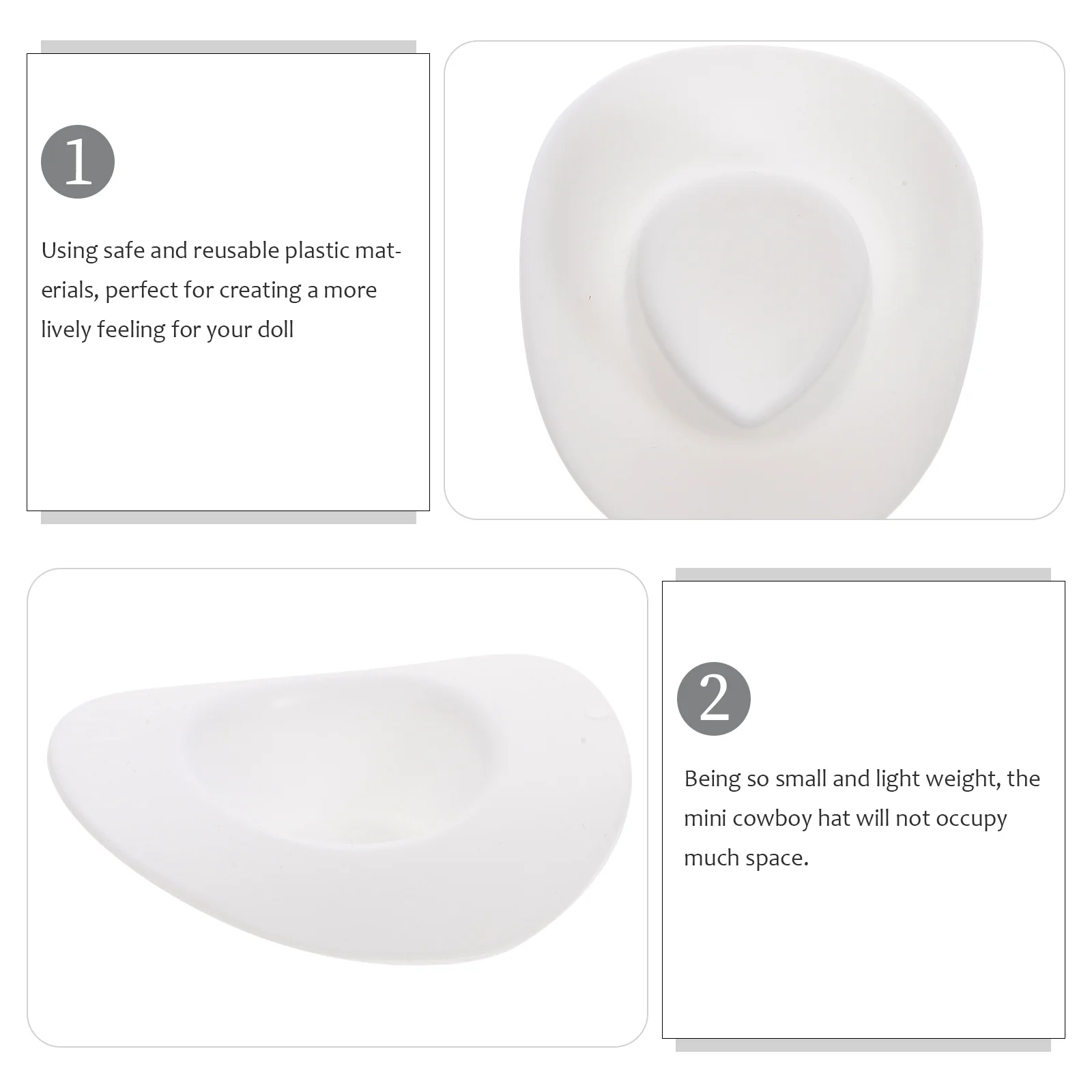 20 szt. Małe kapelusze, bezpieczny materiał, precyzyjne wykonanie, prezenty dla dzieci, zabawne rękodzieło, mini model kapelusza, model kapelusza do zabawy w udawanie.