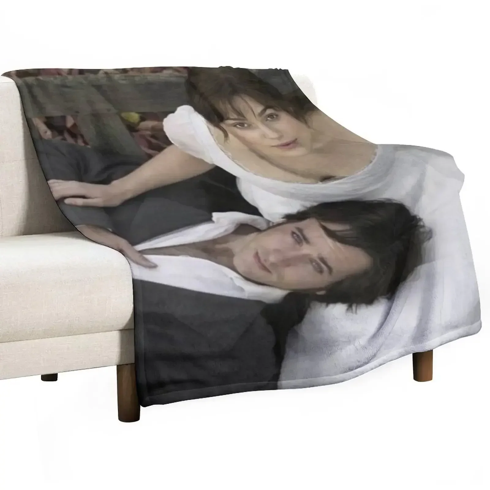 Pride and Prejudice (2005) Throw Blanket Flannel Multi-Purpose Giant Sofa Hairys Blankets