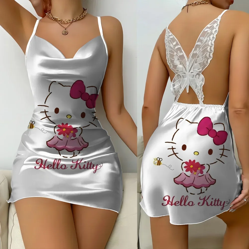 Sleeveless Pajamas Woman Trend 2024 Korean Reviews Many Pajamas Woman Free Shipping Cheap Disney Sexie Night Gown for Women Sexy