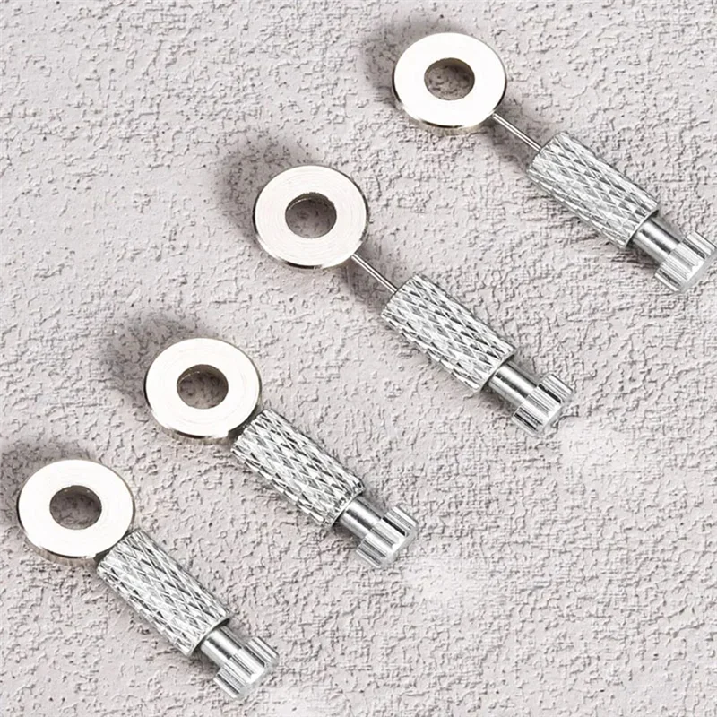 AA76-6Pcs الجلود خياطة تحديد المواقع إبرة DIY أداة خياطة موقف ثابت إبرة الجلود إبرة خياطة ثابتة #2