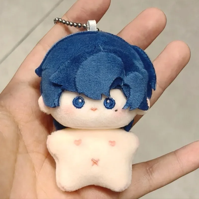 5CM For All Time Ayn Clarence Rorschach Q Version Starfish Haped Plush Filled Keychain Handbag Hanging Toy Friend Birthday Gifts