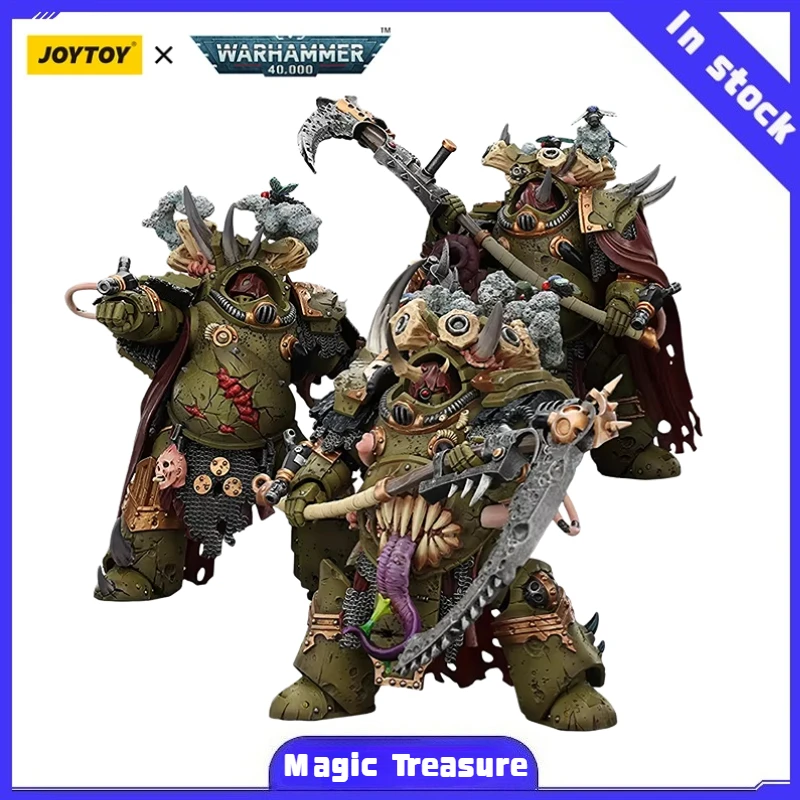 

【MT】JOYTOY Warhammer 40K Death Guard Deathshroud Terminators 3 шт. 1/18 экшн-фигурка, коллекция игрушек
