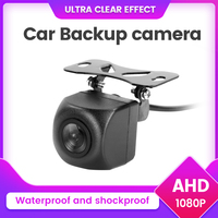 1080P 720P AHD/CVBS Black Car Rear View Camera Wide Angle Waterproof Night Vision Universal Reverse Parking Assistance 6m Cable