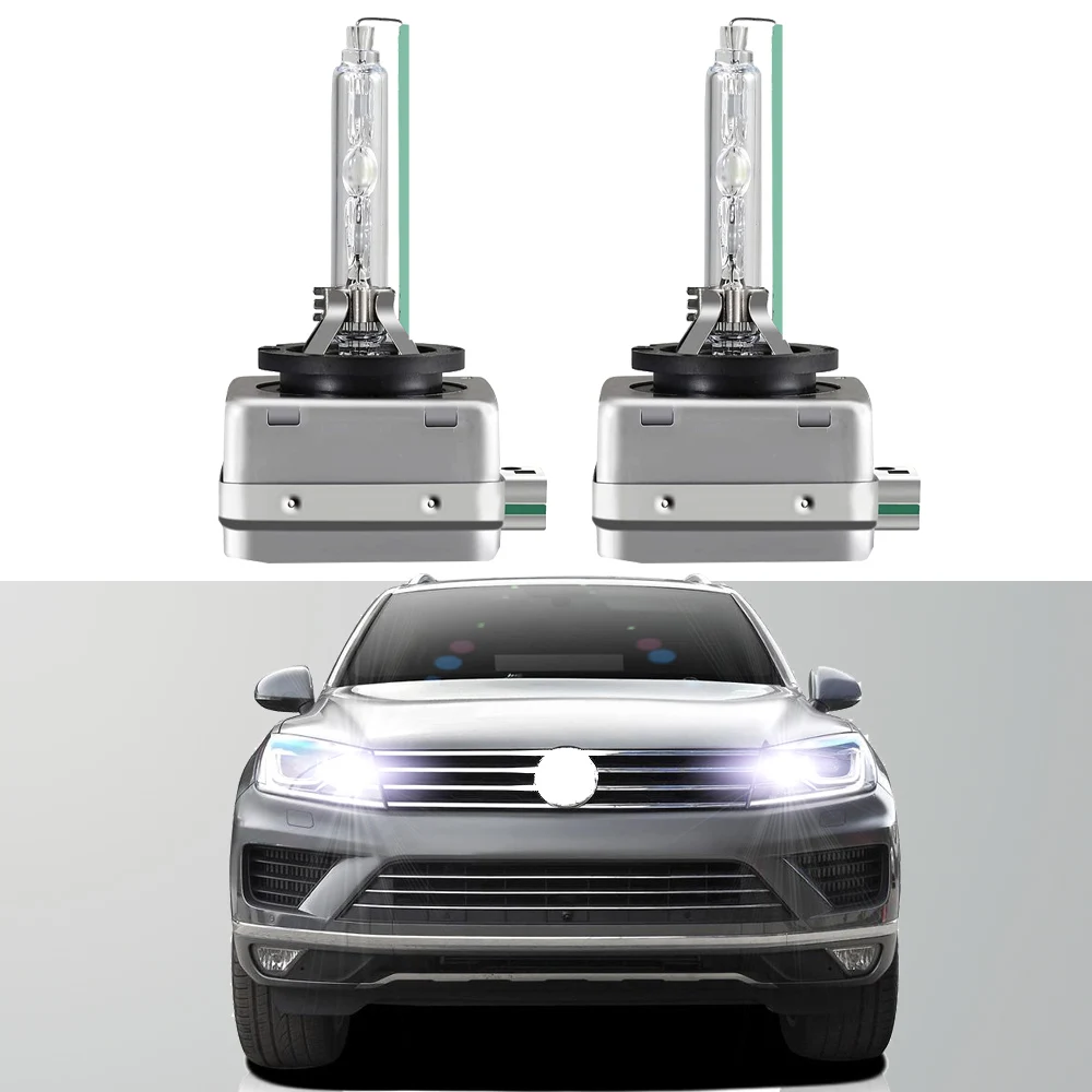 Para volkswagen touareg 2011-2018 6000k hid xenon farol lâmpada feixe alto e baixo feixe (só caber lâmpada original é xenon)