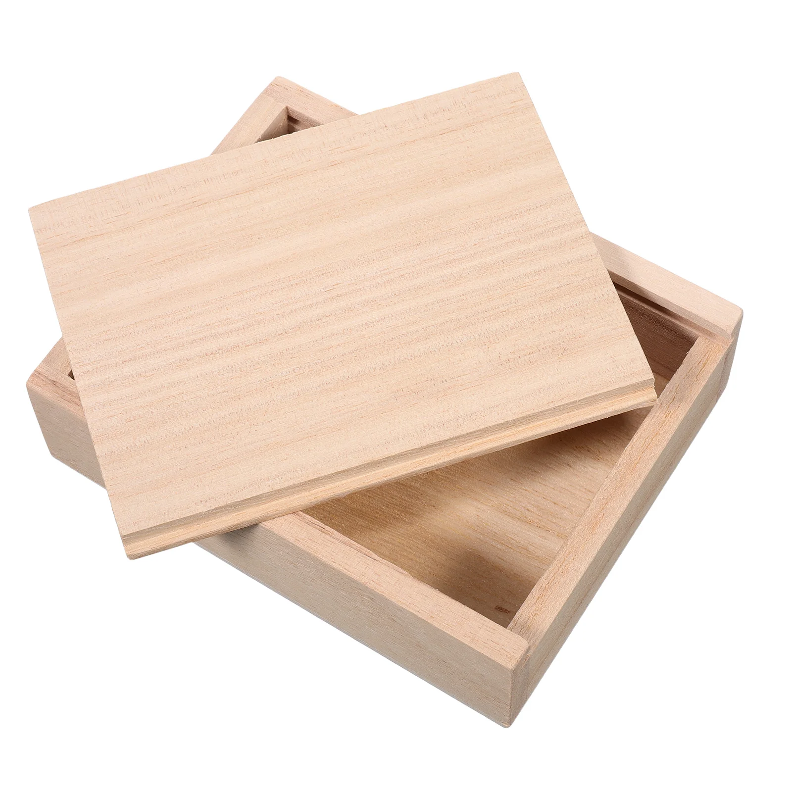 

Wooden Worm Bait Box Unfinished Paulownia Wood Sliding Lid Storage Box Portable Live Bait Keeper for Trout Coarse Fishing