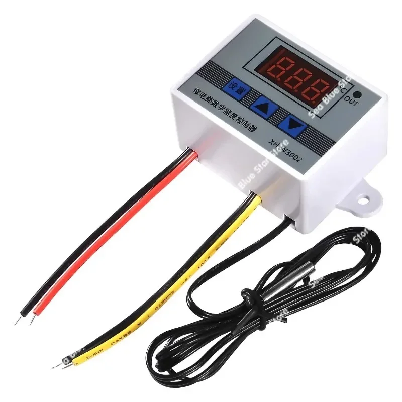 3002 Microcomputer Digital Thermostat Switch Module Digital Display W3001 Temperature Controller 12V220V