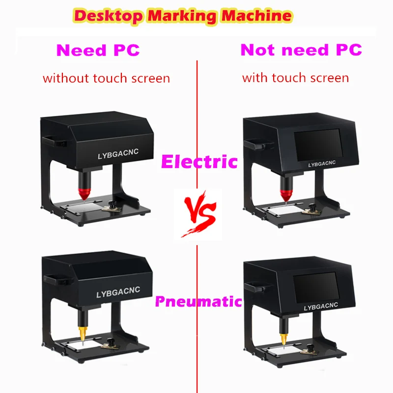 170x110mm Portable Nameplate Marking Machine Lettering Machine for For VIN Code Frame Chassis  Electric Pneumatic Optional