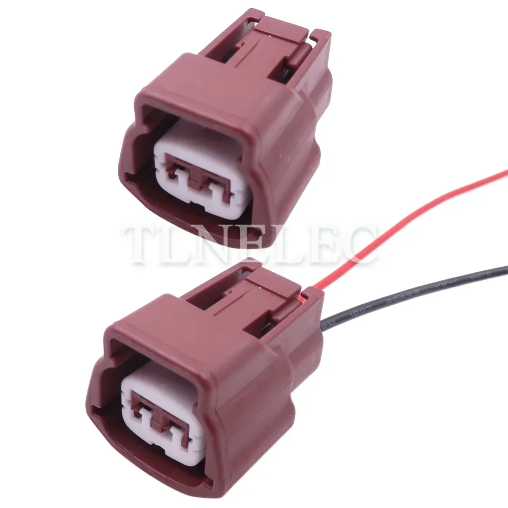 2 Pin Way Car Wire Harness Sealed Socket With Wires Auto Water Temperaure Sensor Connector For Nissan 6189-0774 E02FBR-RS