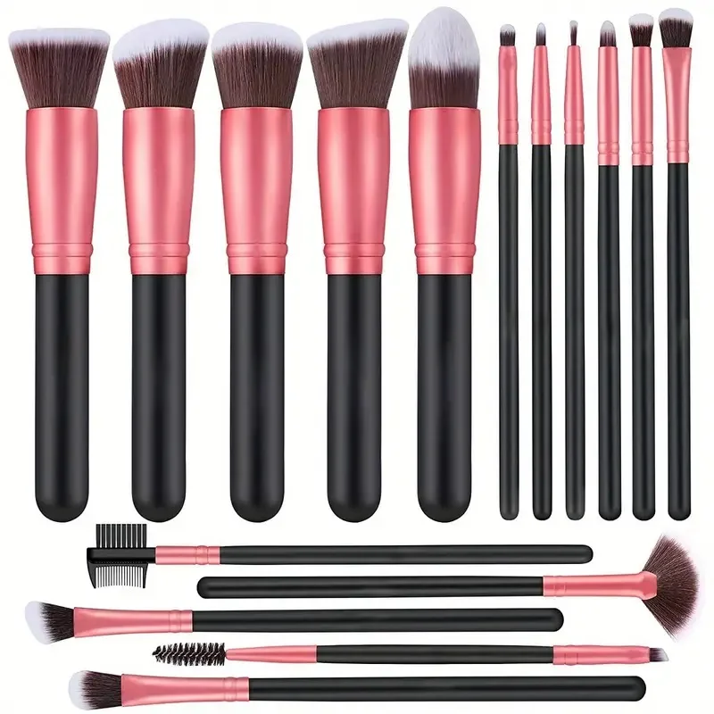 

14/16Pcs Soft Fluffy Makeup Brushes Set for cosmetics Foundation Blush Powder EyeShadow Kabuki Blending Makeup brush beauty tool