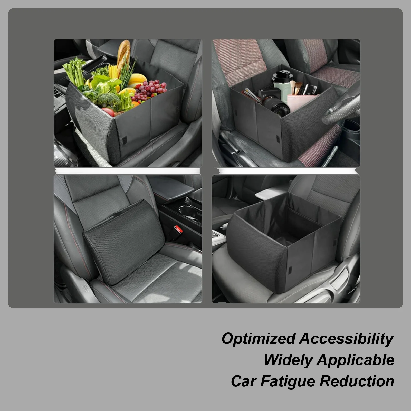 

Car Storage Organizer Trunk 30L Foldable Tool Container Car Organizer For Men Women Automotive SUV Truck Travel Road Trip