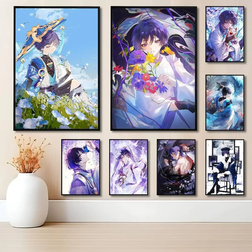 Diamond Painting Game G-Genshin Impact Wanderer Mosaic Handmade Artwork Round/Square Diamonds Exquisite Gift Home Decor