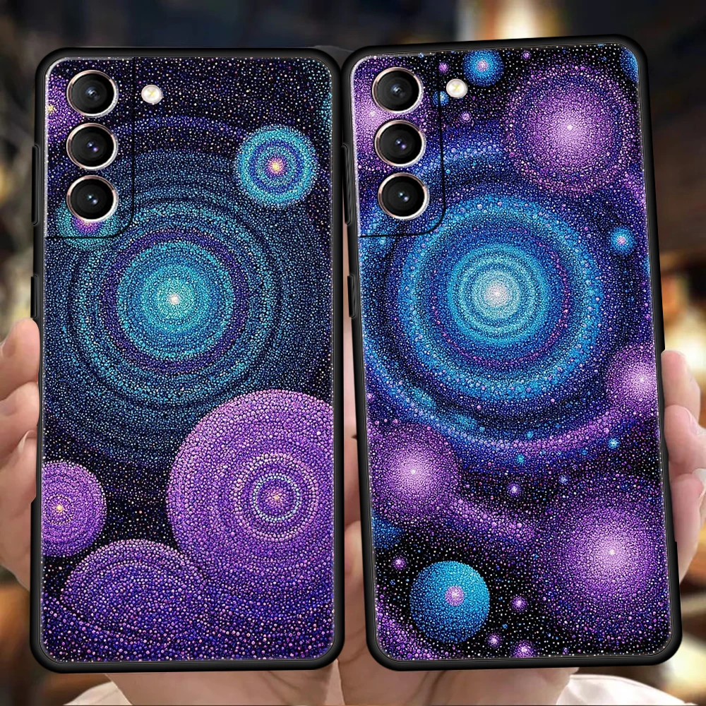 Phone Case for Samsung Galaxy S26 S25 S24 S23 S22 S20 S21 FE Ultra S25Edge Plus 5G Soft TPU Present Cover Starry Universe Fundas