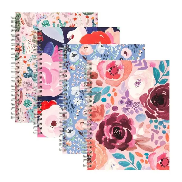 Notebooks & Writing Pads 80 Count Paper Multicolor 6X8Inches