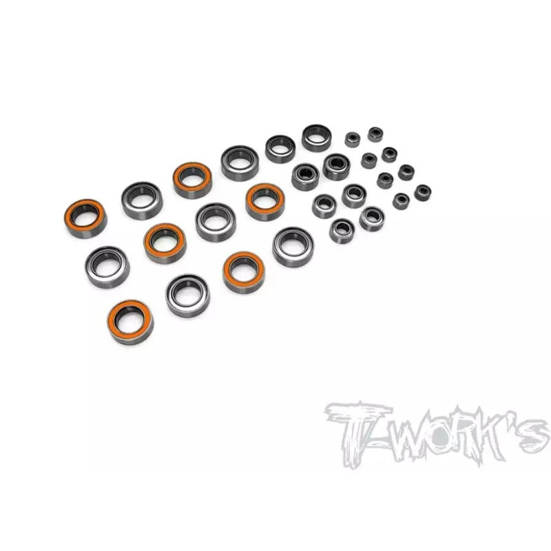 

Original T works A800MMX Precision Ball Bearing Set ( For Awesomatix A800MMX ) 28pcs. Professional Rc part