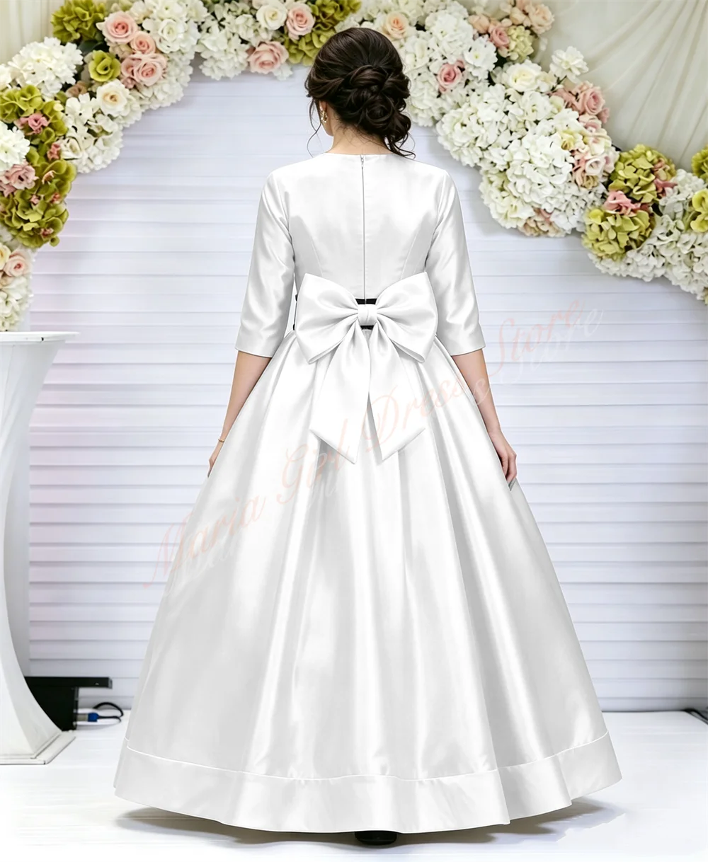 Custom Exquisite Evening Dresses for Women Long Satin Black Belt Gowns Weddings Parties Celebrations and Birthdays