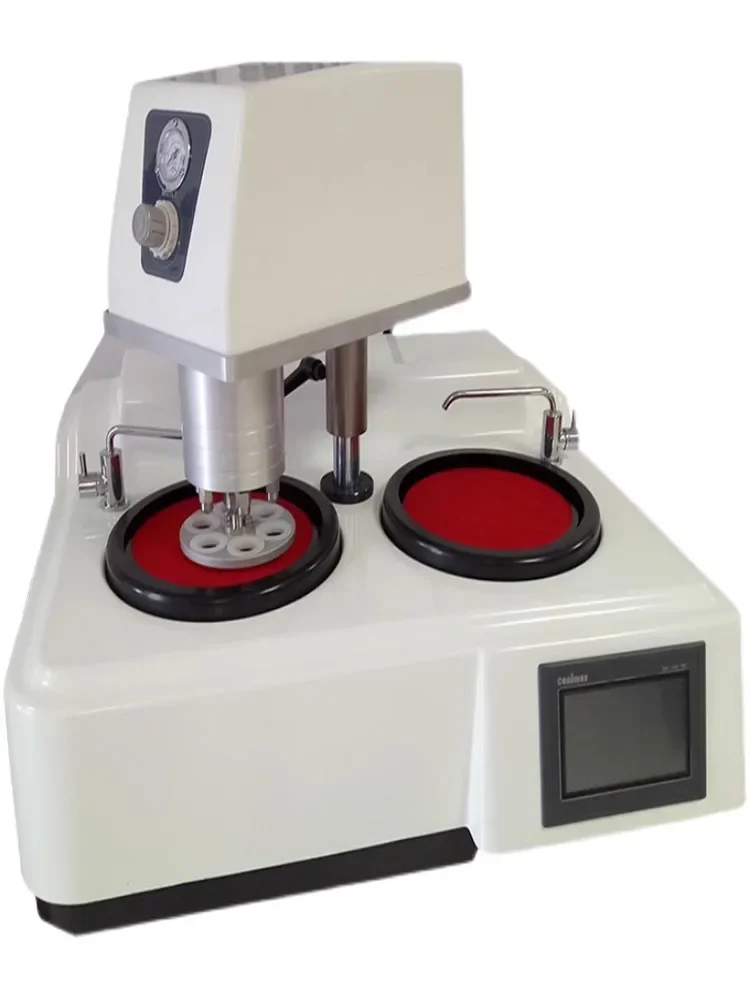 

Automatic double disc metallographic sample grinding and polishing machine sample pre-grinding machine metallographic