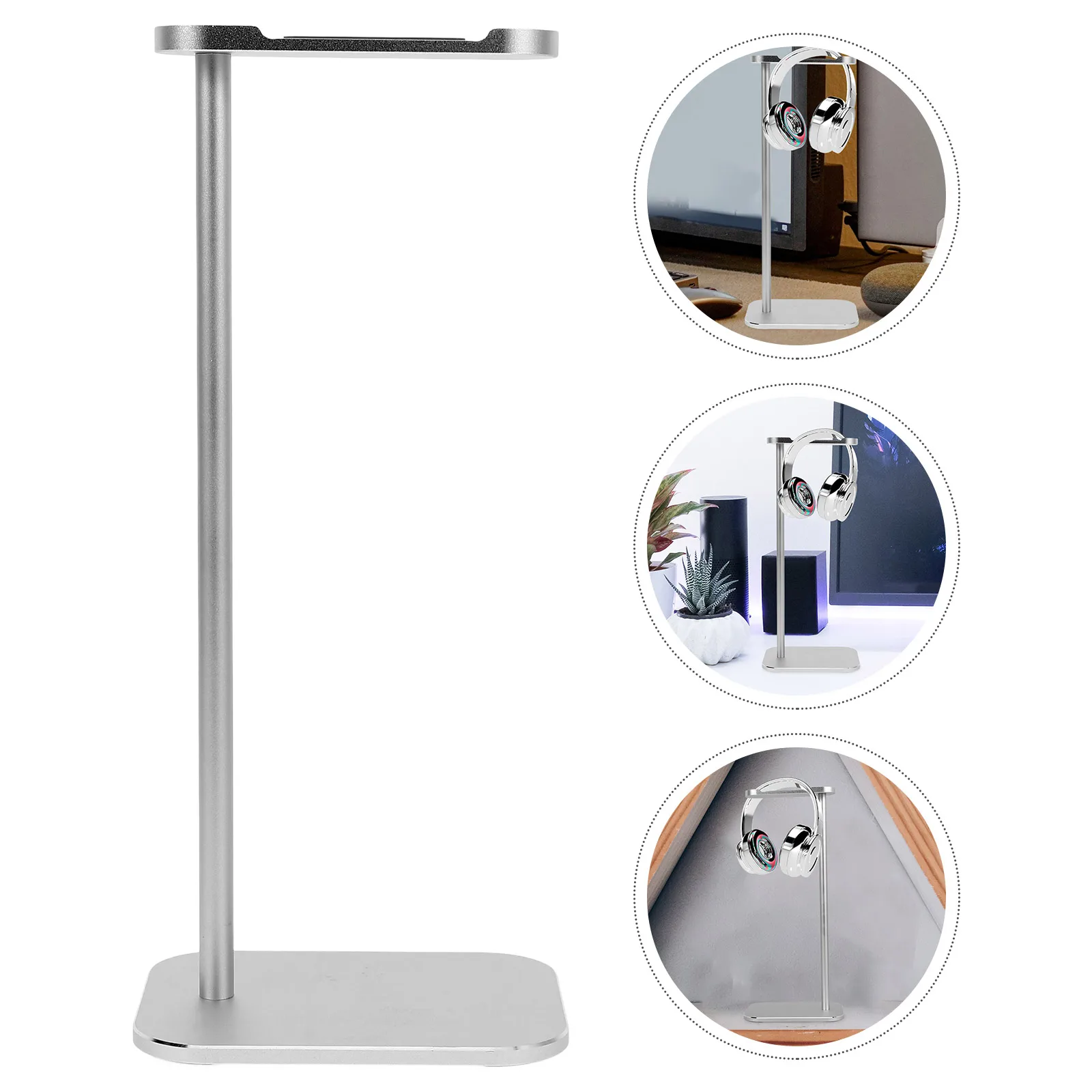

Multi-Function Desktop Headphone Stand Holder Rack For Gaming Earphones Display Storage Mount Hanger Organizer Office Bedroom