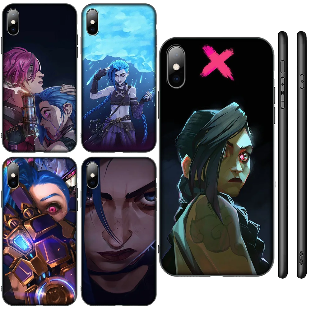 enemy Jinx Anime New Phone Case for Xiaomi Mi 9T 10T 11T 11i 11 12 A2 A3 POCO X3 M3 M2 F3 Pro NFC