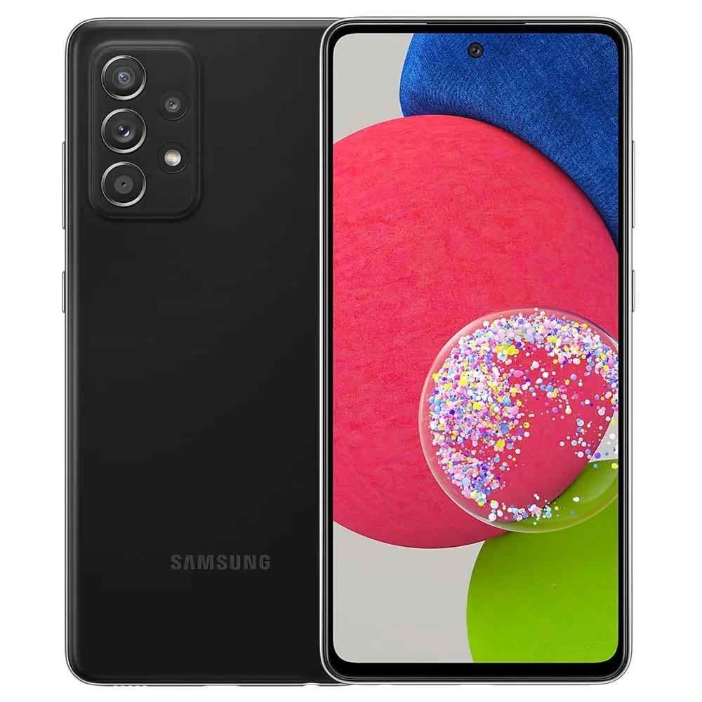 Samsung Galaxy A52 5G Smartphone Refurbished 6.5-inch 6GB RAM 128GB US Version 64MP Quad Camera Eight Core Snapdragon NFC4500mAh