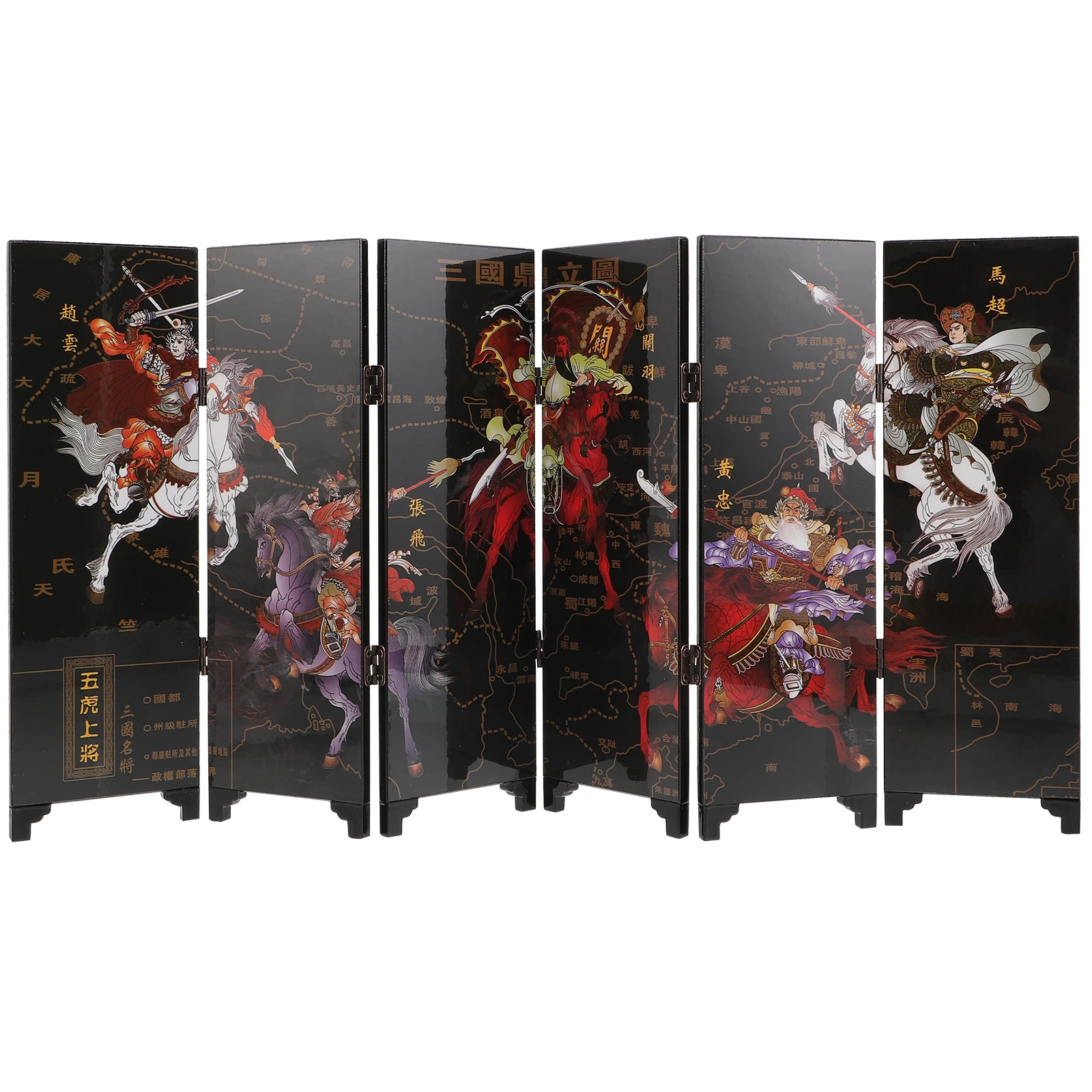 

Chinese Style Folding Wooden Panel Mini Room Divider For Desktop Home Decorations Small Foldable Screen Divider Ornament Wood