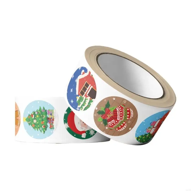 

462E Christmas Stickers For Tablets Decoration PVC Holiday Decals DIY Craft Supplies Safe Removable Adhesive Kids Art