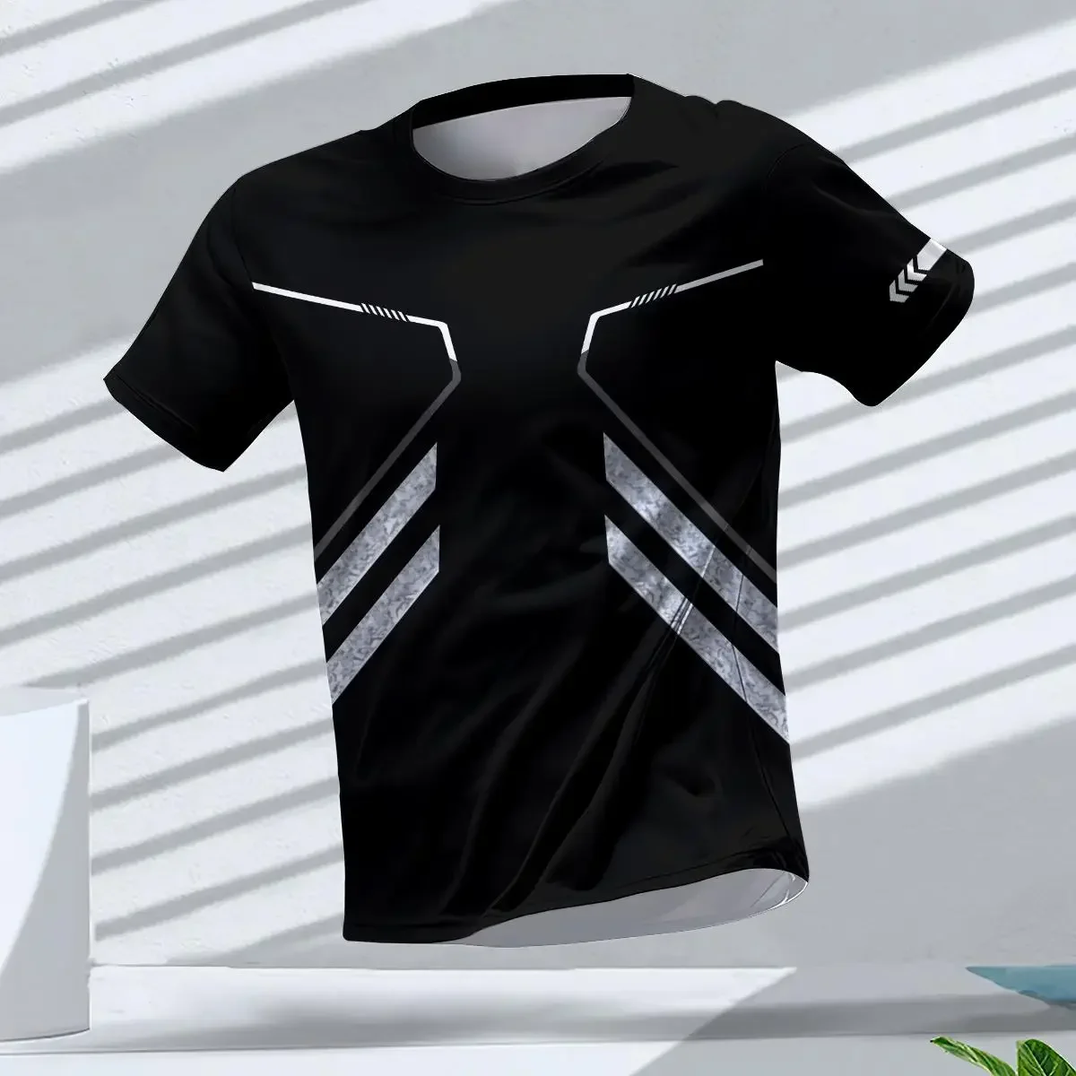 Herren Y2K Sport-T-Shirt Atmungsaktiv Schnelltrocknend Hochwertig Outdoor Lauf- und Trainingsaktivbekleidung – Detail 17
