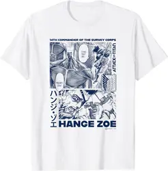 Attack on Titan Commander Hange Zoe Big Chest Manga Poster T-Shirt