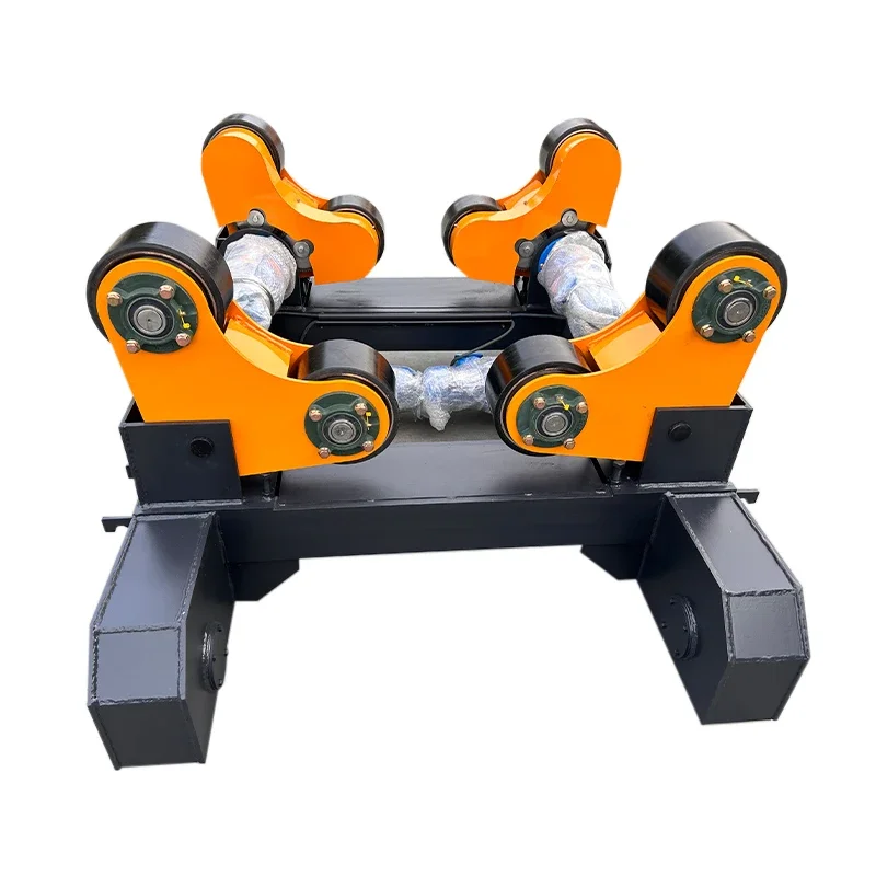 Small Rotating Welding rotator Welding Roller Frame With Polyurethane wheel