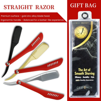 New Type Zinc Alloy Barber Manual Folding Shaving Razor Professional Haircut Straight Edge Razor Holder Salon Hairdresser Tools