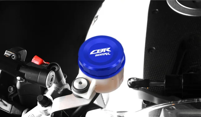 For CBR600RR CBR 600RR 07-16 Motorcycle CNC Aluminum Front Brake Fluid Reservoir Cover cbr600rr Cylinder Oil Tank Cap Protector