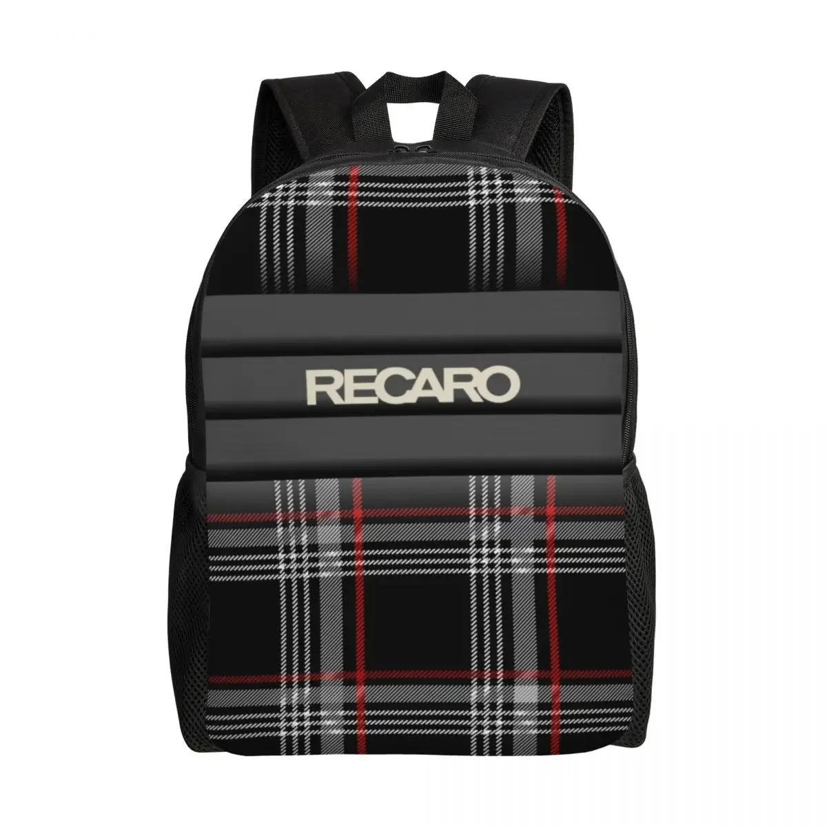 

Personalized Recaros Logo Backpacks Men Women Casual Bookbag for College School Bags