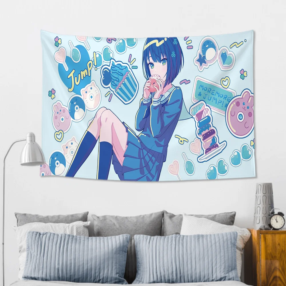 Kiritani Haruka لعبة الرسوم المتحركة مشروع Sekai نسيج غرفة ديكور قماش صوفي حفلة معلقة خلفية غرفة ديكور غرفة الطفل