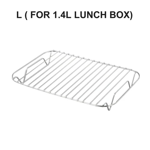 스테인레스 스틸 도시락 스팀 랙, 캠핑 하이킹용 야외 피크닉 조리기구, 요리 용품, 1 개 