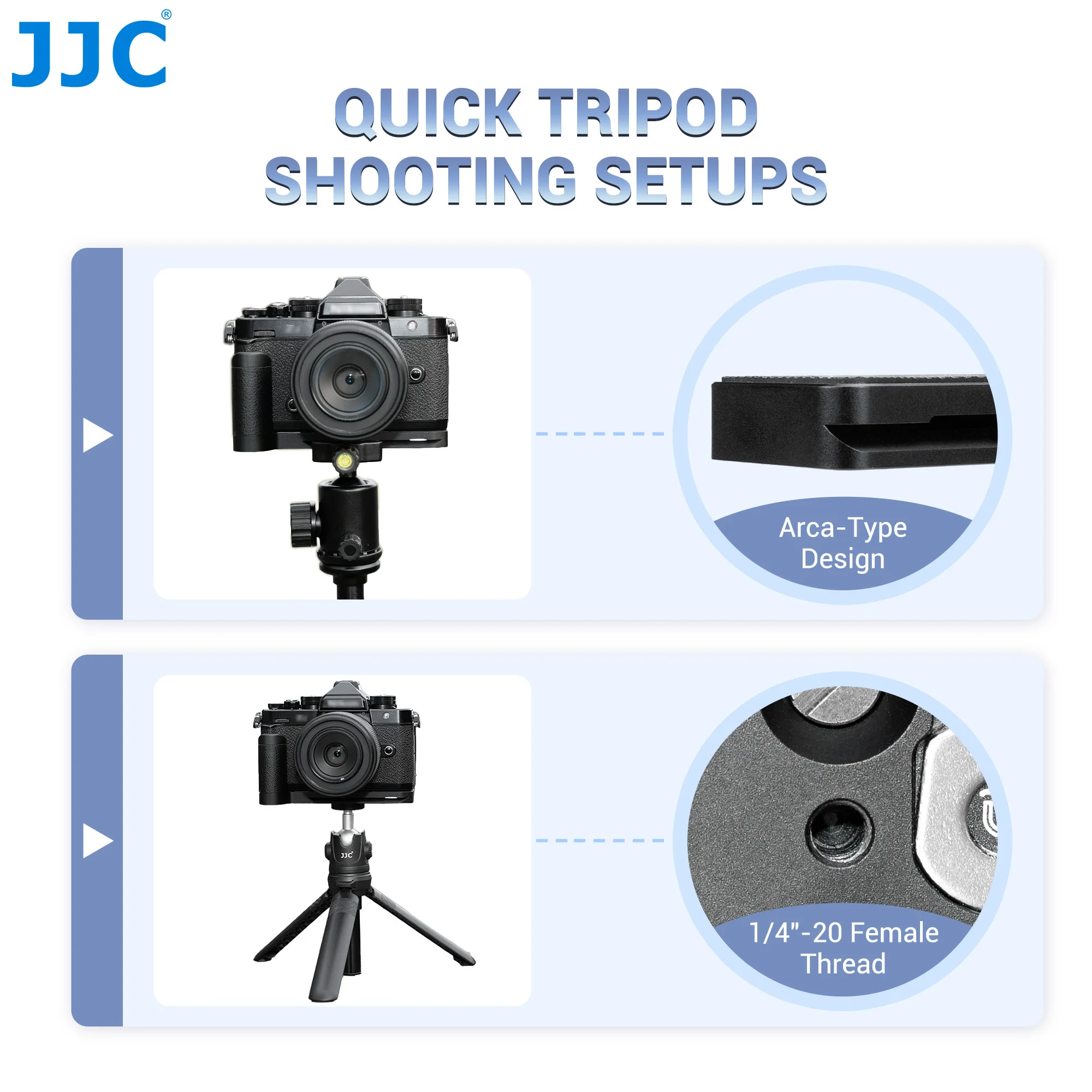 Impugnatura L In Metallo JJC Per Nikon Z Fc – Con Attacco Arca, Antiscivolo E Presa Rinforzata