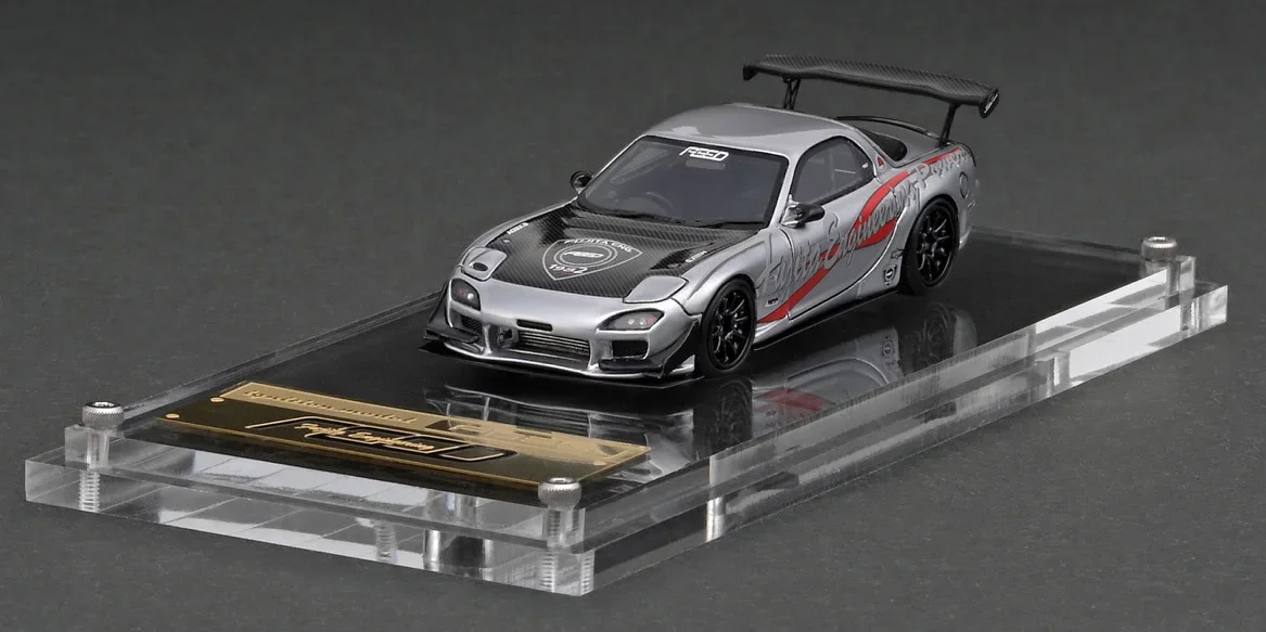 IG 1:64 FEED RX-7 (FD3S) Silver  Model Car