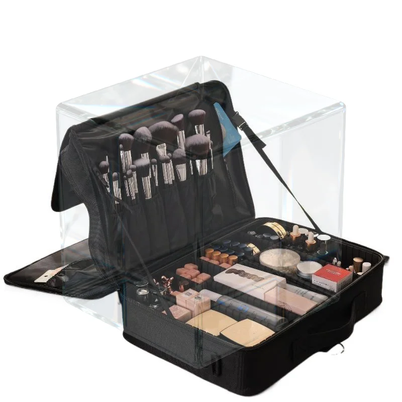 Professional Makeup Case Female Travel Big Capacity Beauty Nail Tool Box Cosmetic Organizer Suitcases For Makeup Storage Box
