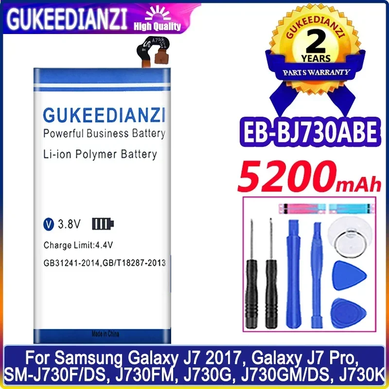 GUKEEDIANZI Battery 5200mAh EB-BJ730ABE For Samsung Galaxy J7 2017 for Galaxy J7 Pro,SM-J730F/DS,J730FM,J730G,J730GM/DS,J730K