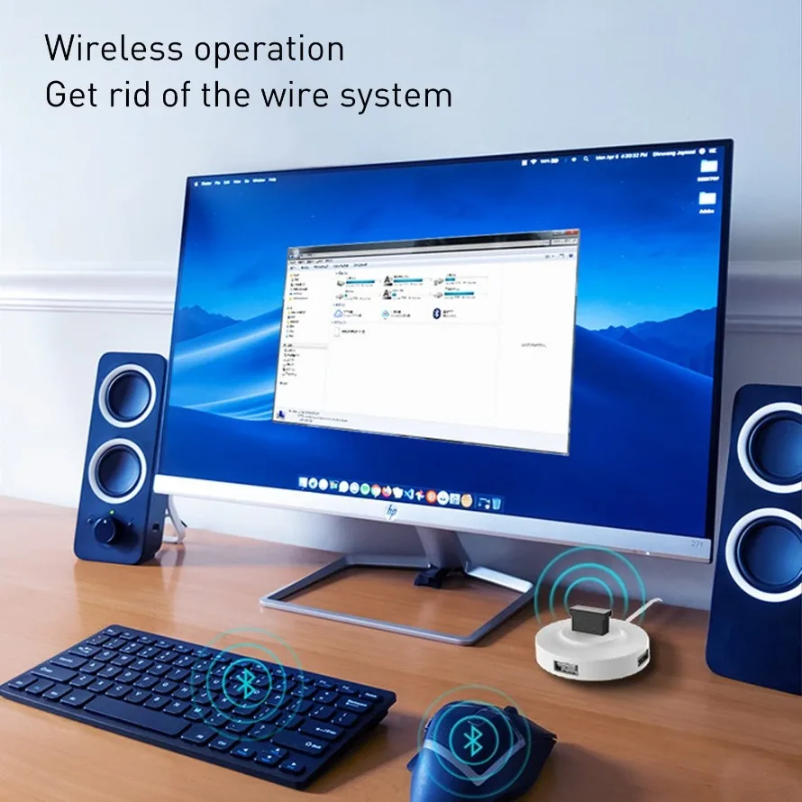 USB بلوتوث محول بلوتوث 5.4 5.3 5.1 5.0 دونغل أجهزة إرسال الصوت اللاسلكية استقبال للكمبيوتر المحمول ويندوز 11/10/8.1/7