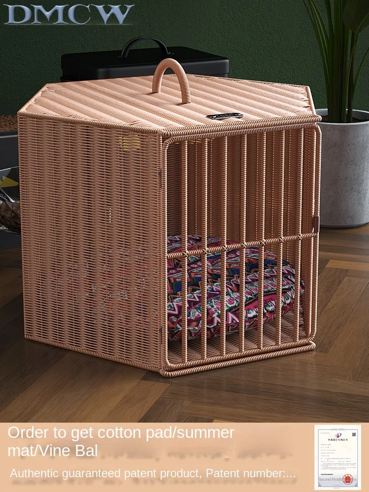 

YY Household Fat Cat House Cat Bag Portable Portable Basket Cat Cage Indoor