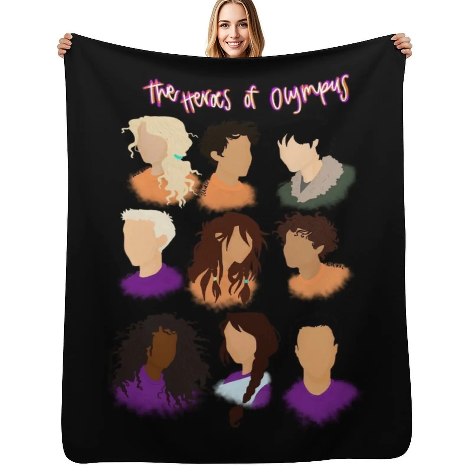 

Set of the Heroes of Olympus \t Throw Blanket bed plaid sofa bed Luxury Throw Heavy Blankets