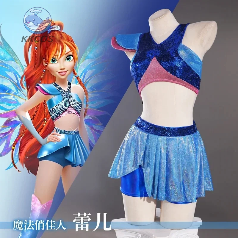 

Newly Bloom Cosplay Costume Halloween Christmas Role Playing Party Women size XS-3XL Comic swimsuit Tops Skirt Prop