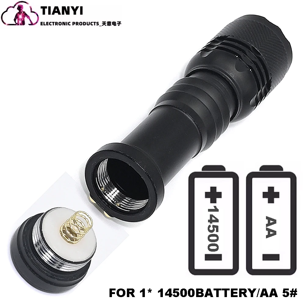 High Power Red, green, blue, white LED Flashlight - Powerful three-mode Light Torch for Astronomy, Aviation, Night Observation