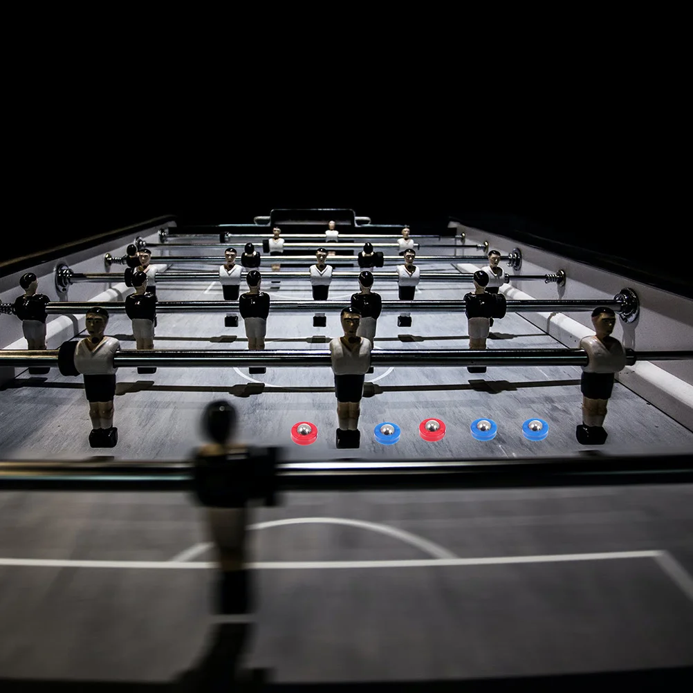 16 قطعة من ملحقات كرة القدم للطاولة، خرز متحرك بديل لتجعيد الشعر الصغير، بلاستيك فولاذي متين للعب الداخلي والخارجي #1