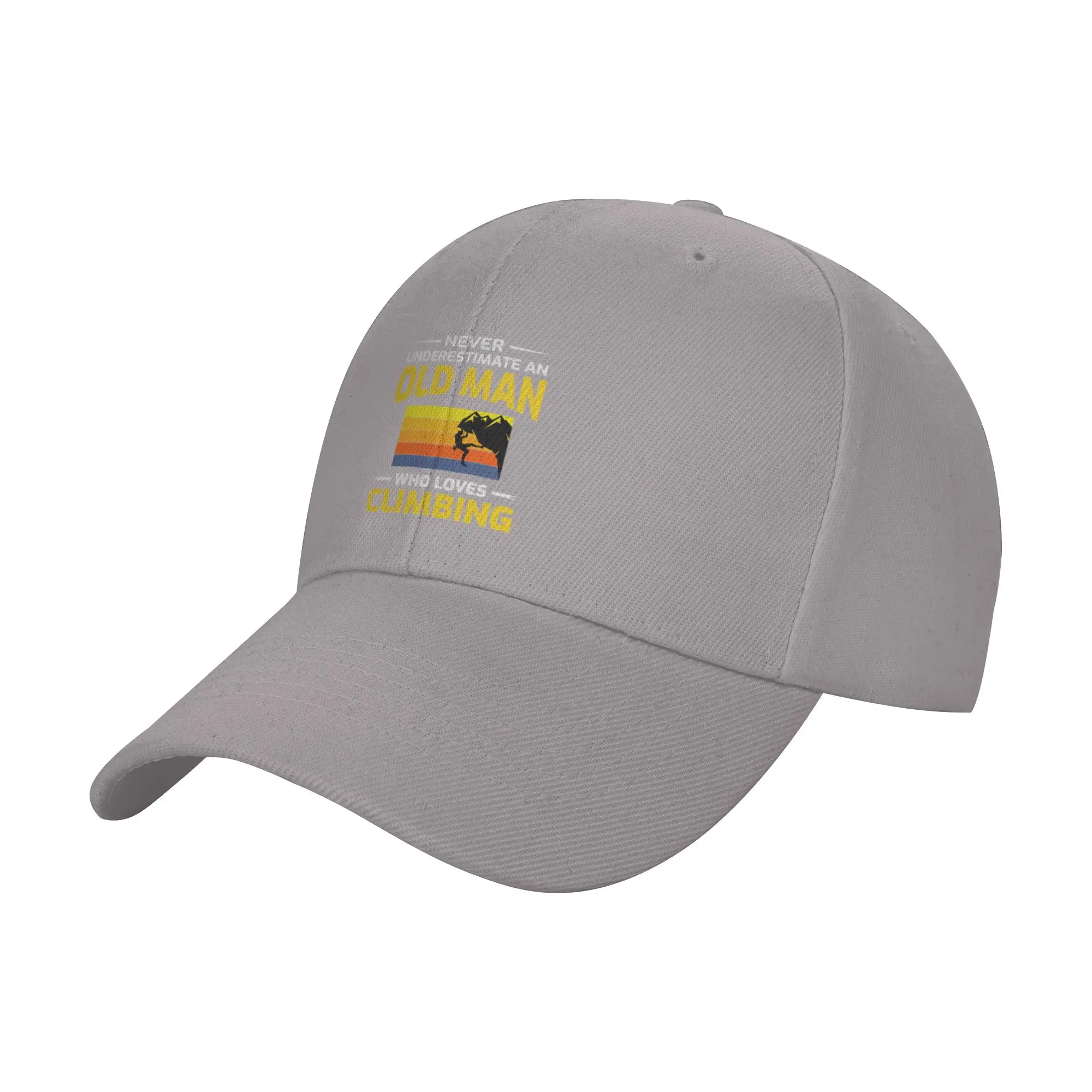 Hot Sale Rock Wall Climbing Bouldering Climber Dad Grandpa Baseball Cap  Minimalist Cap  Road Travel Cap