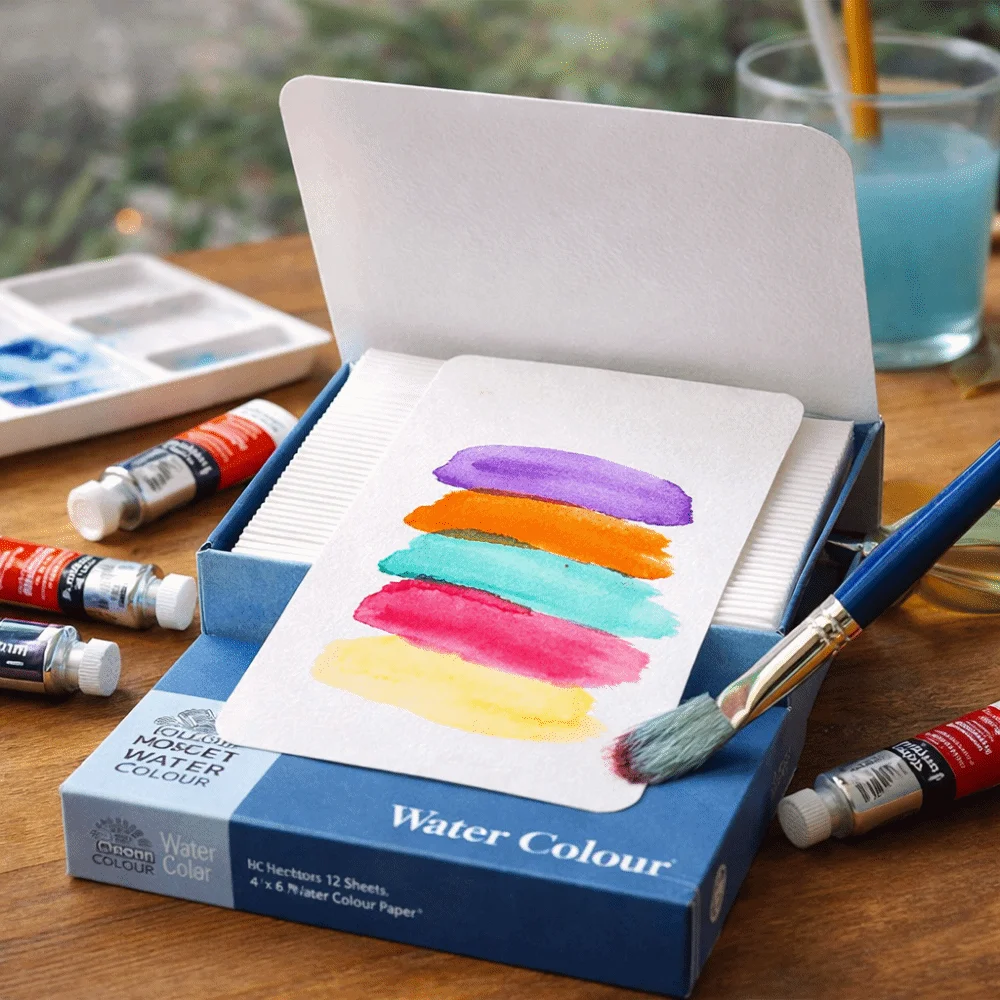 Professional Quality Fine Grain Watercolor Book Medium Grain Tin Box Artist-grade Paper Coarse Grain Cotton Paper Travel Sketch
