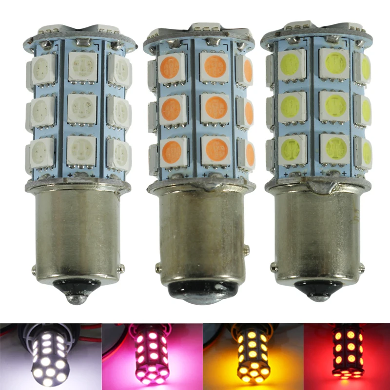 

Ampoule Led Turn Signals Light 4W 12V 24V P21W 1156 BA15S 1157 BAY15D Canbus Auto Truck Brake Tail Lamp 12 24 V Volt Backup Bulb