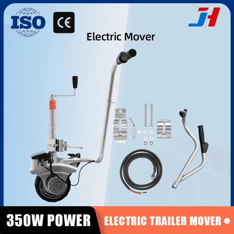 JH 12V Traction Bracket Car Electric Mover Trailer RV Quick Move Tool 350W Motorised Wheel for Caravan Boat Trailer