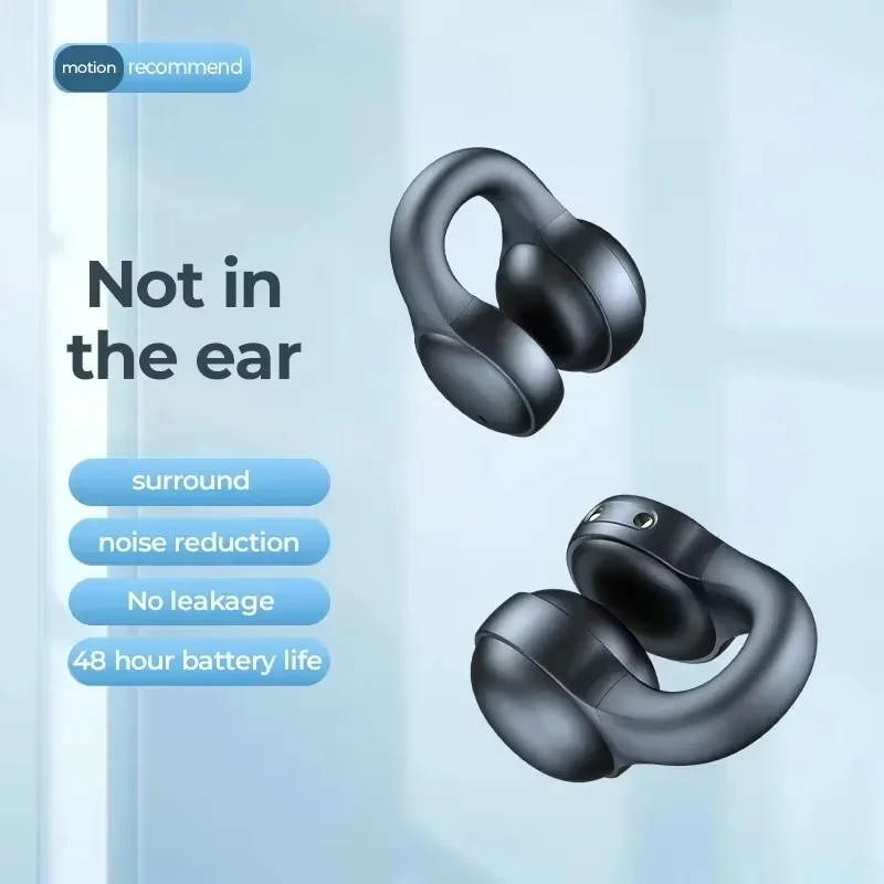 TWS X58 Wireless Bone Conduction Headphones Bluetooth Earphones Waterproof Sports Earbuds Earring Ear Hook With Mic Headset image 2